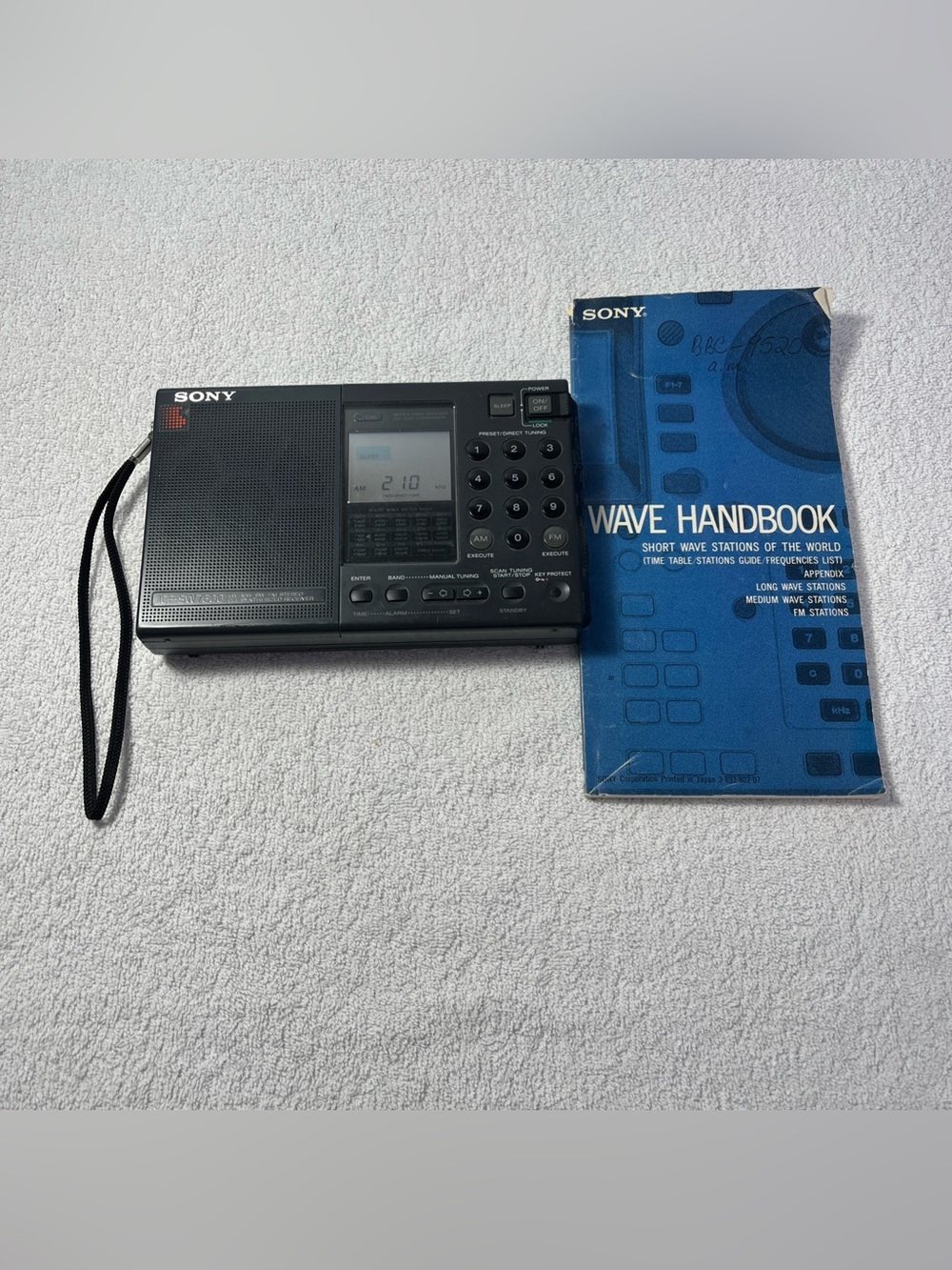 Sony ICF-SW7600 FM AM SW MW LW SSB World Band Receiver Untested *READ*